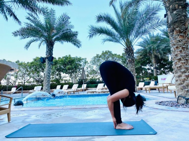 Padahastanana - Standing Forward Bending Pose